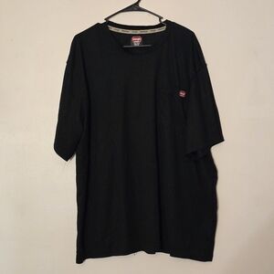 Wrangler Black Short Sleeve Men's 3XL Tee